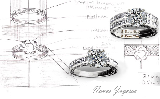 diseña tu anillo de diamantes