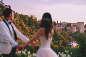 boda con vista a la alhambra